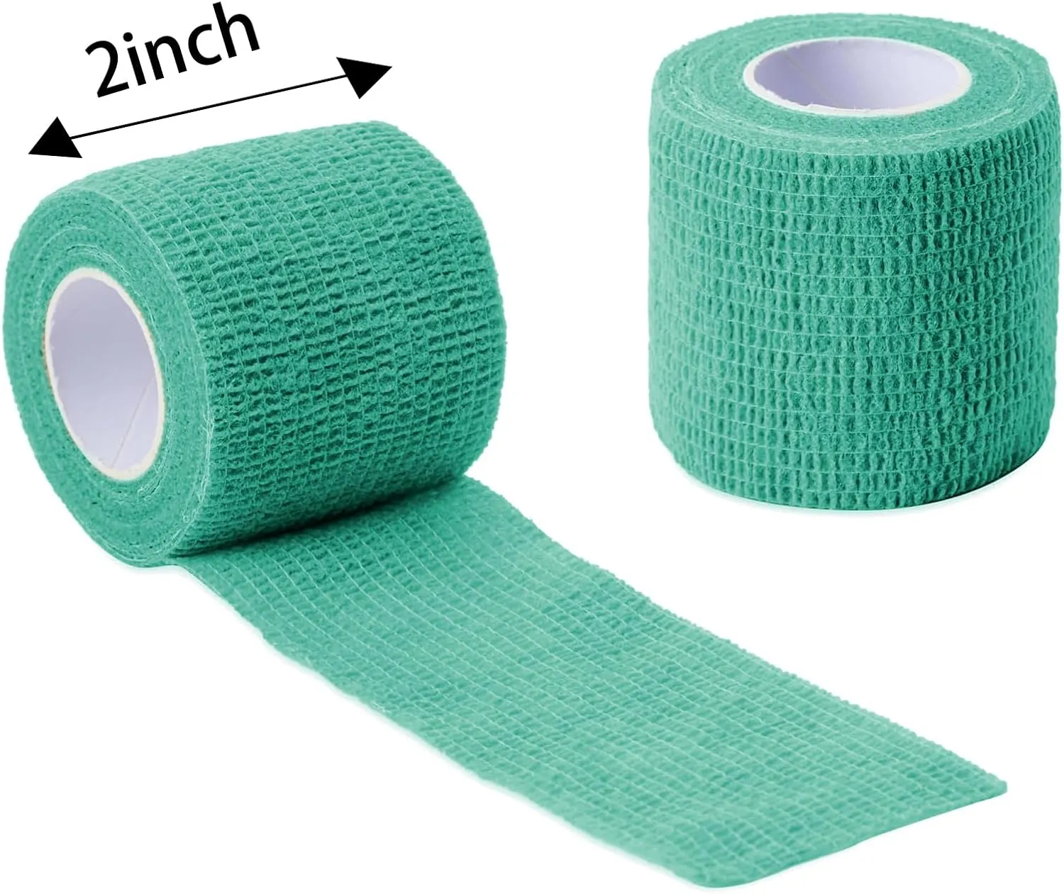 100 Rolls Self Adhesive Bandage Wrap 2 inch Cohesive Bandage Wrap Stretch Bandages Wraps Tape Color Elastic Self-Adherent Tape for Wrist Ankle Sports Swelling Sprains（Rich Color）