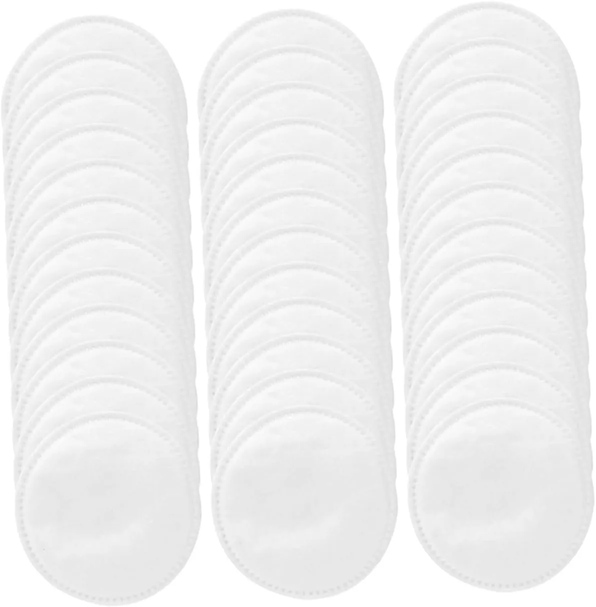 100pcs Convenient Makeup Remover Pads Daily Use Round Cosmetic Face Pads for Cleansing and Makeup Removal Lightweight and Travel-Friendly Design for Healthy Skin Maintenance