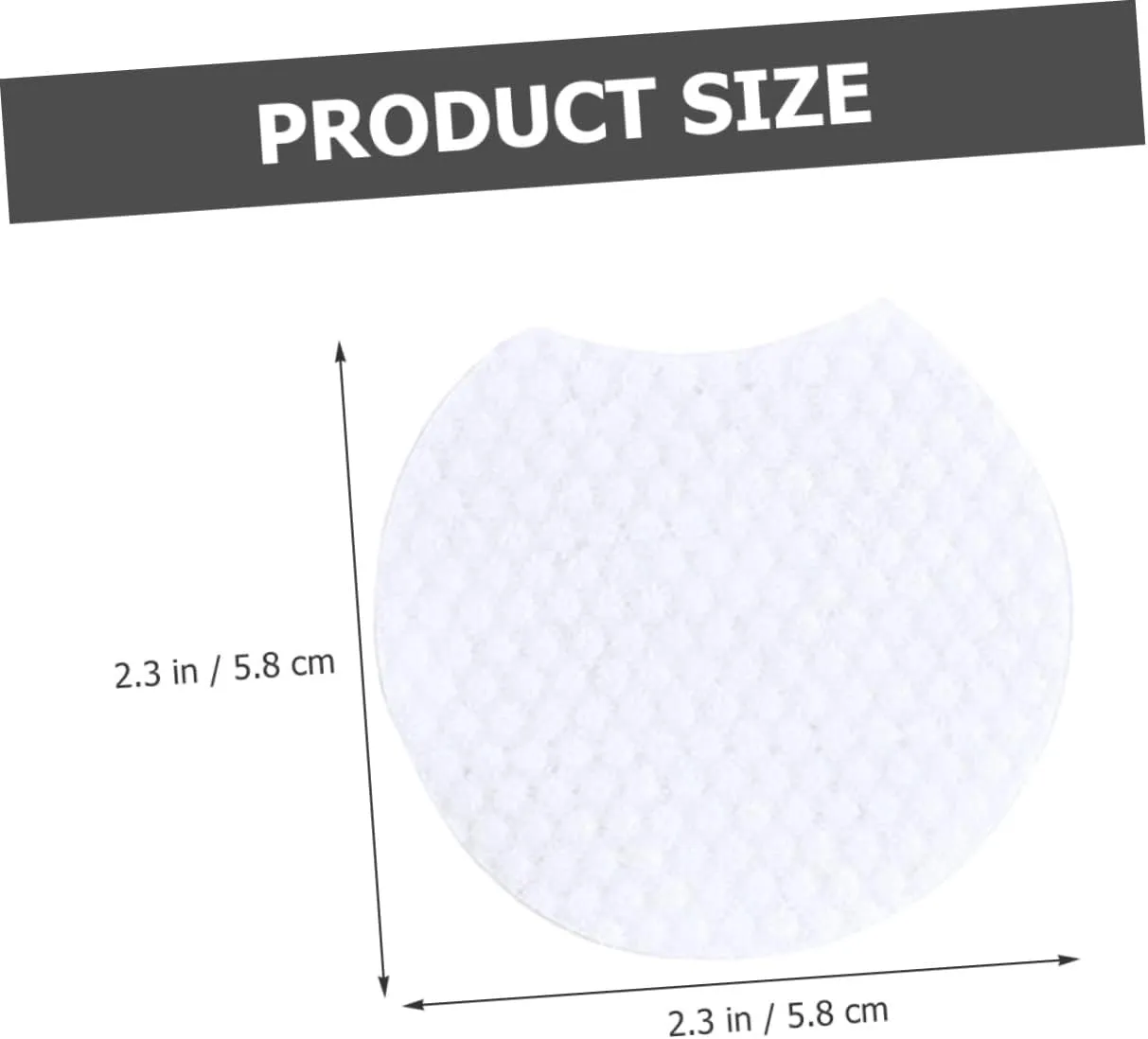 1200Pcs Compact Cosmetic Pads Make up Remover Pads for face Remover Non-Woven Fabric Facial Cleansing
