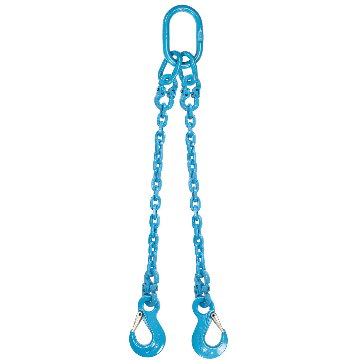 1/2" x 14' - Pewag 2 Leg Chain Sling w/ Sling Hooks - Grade 120