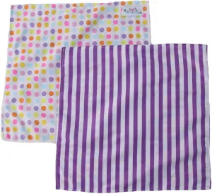 17" Doll Toy Receiving Blankets Set 2 Pack