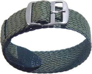 18mm 20mm Solid color Perlon Woven Nylon watchbands bracelet fabric Woven Watch Strap Band Buckle belt black blue