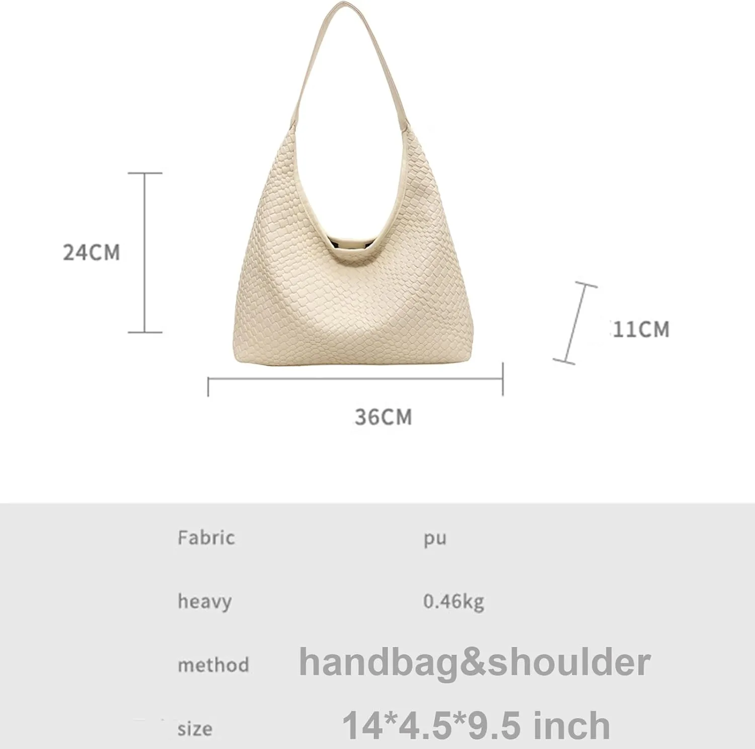 2025 Leather Tote Bag for Women Top-handle Shoulder Bag, Hobo Bags Large Capacity Soft Vegan Crossbody Handbag Underarm