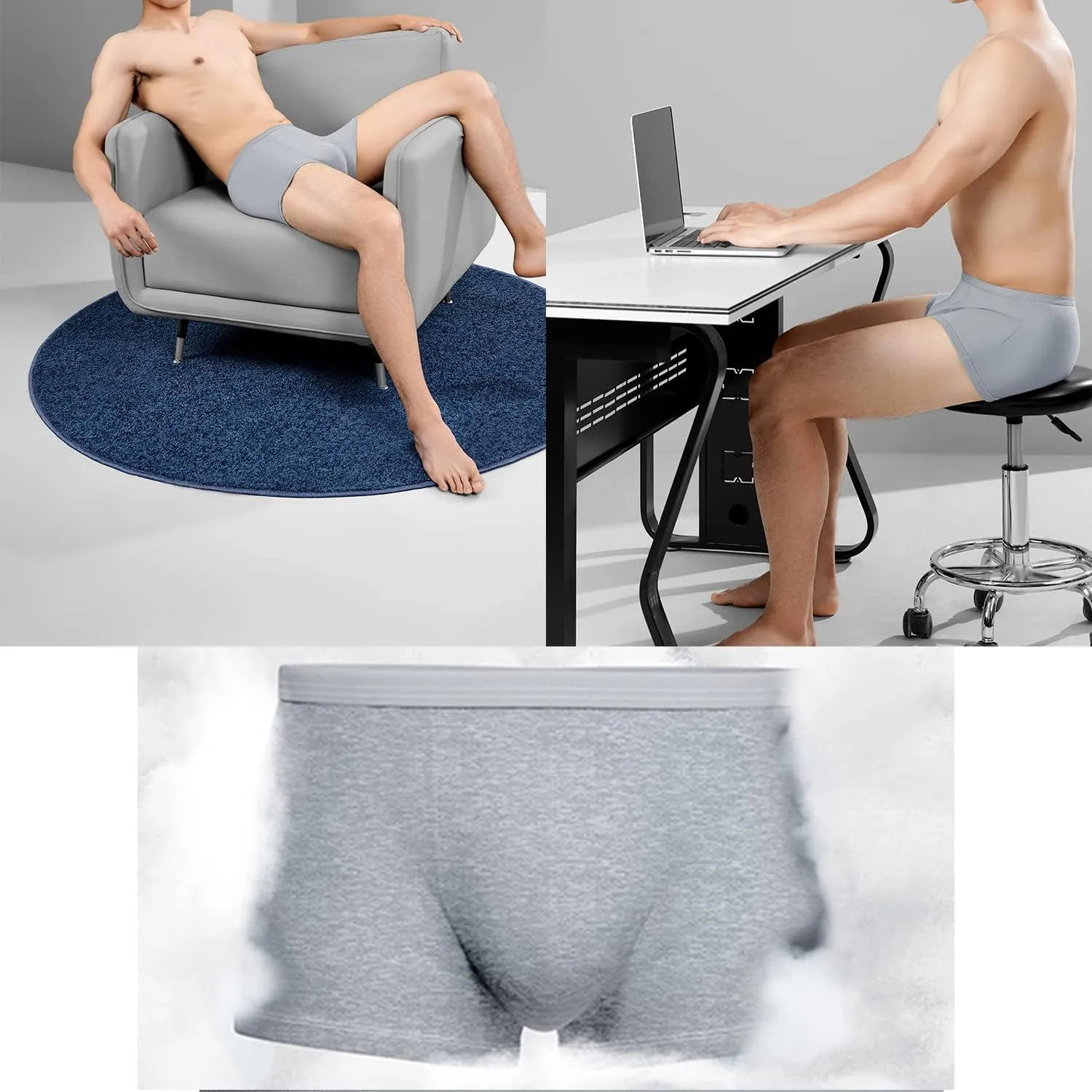 20/5 Packs Mens Disposable 100% Cotton Underwear Boxers Portable Shorts for Travel Fitness Swimming Hotel Spa Hospital Stays