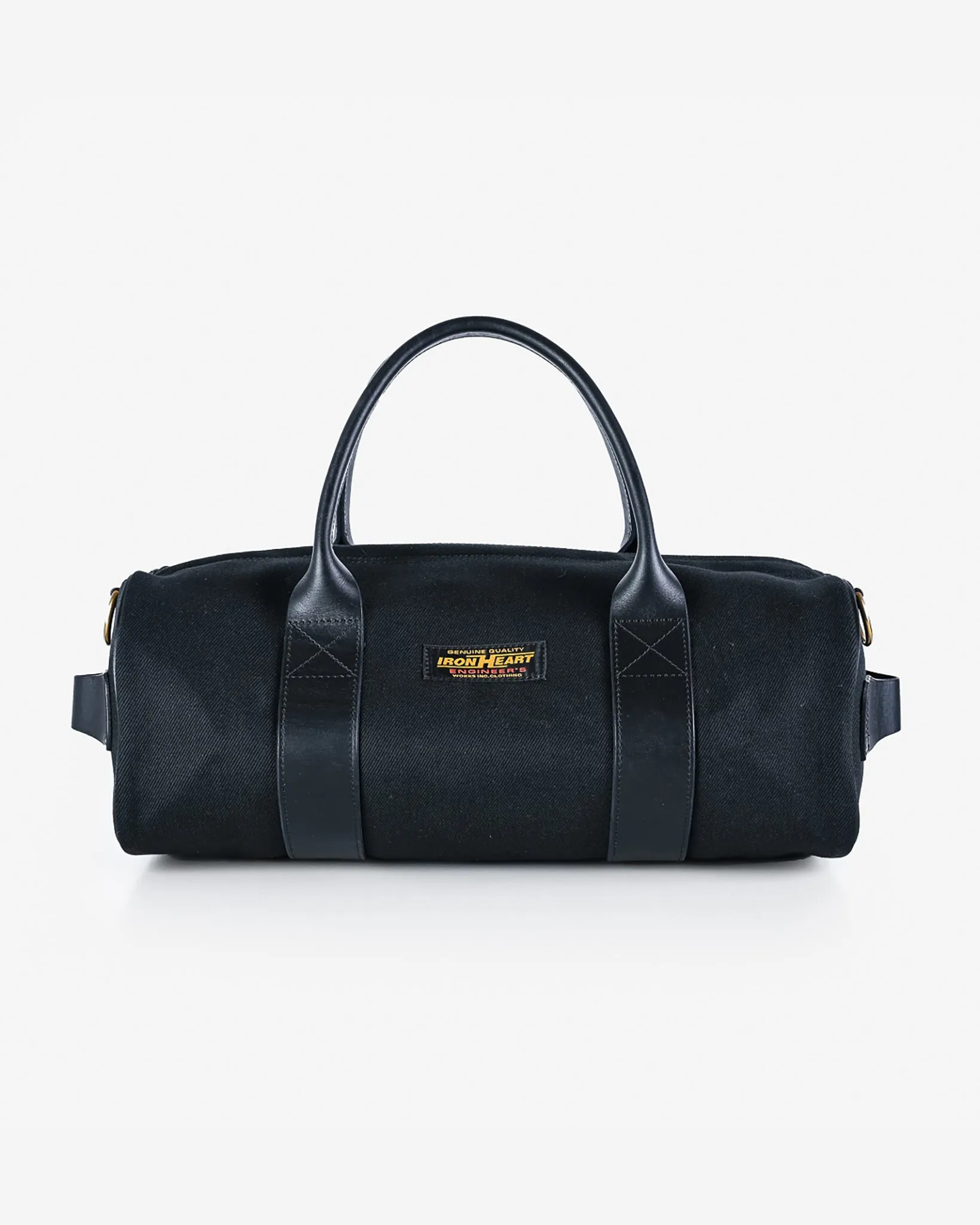 21oz Denim and Buttero Leather Holdall - Superblack