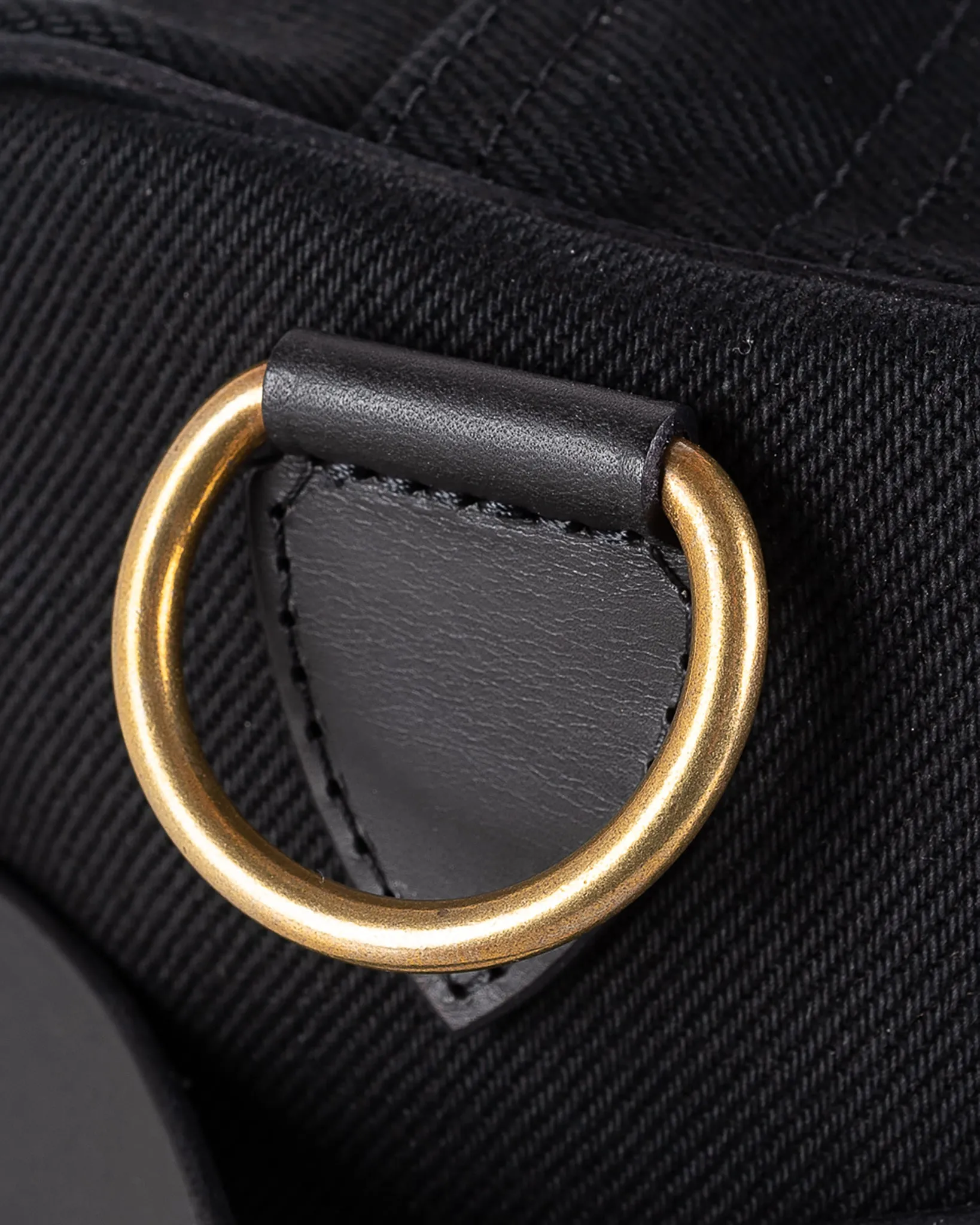 21oz Denim and Buttero Leather Holdall - Superblack