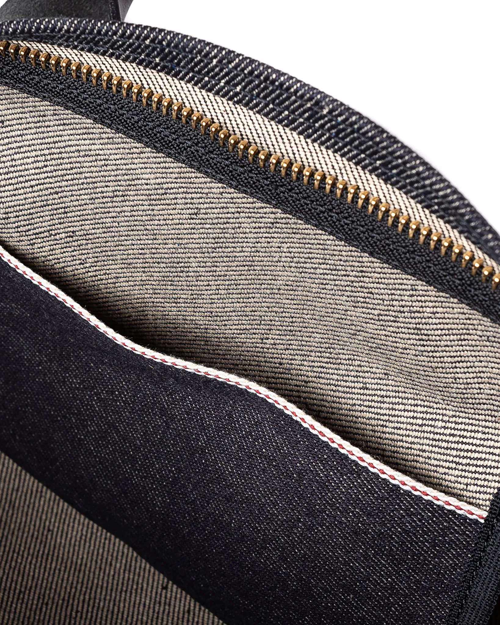 21oz Selvedge Denim and Buttero Leather Holdall - Indigo