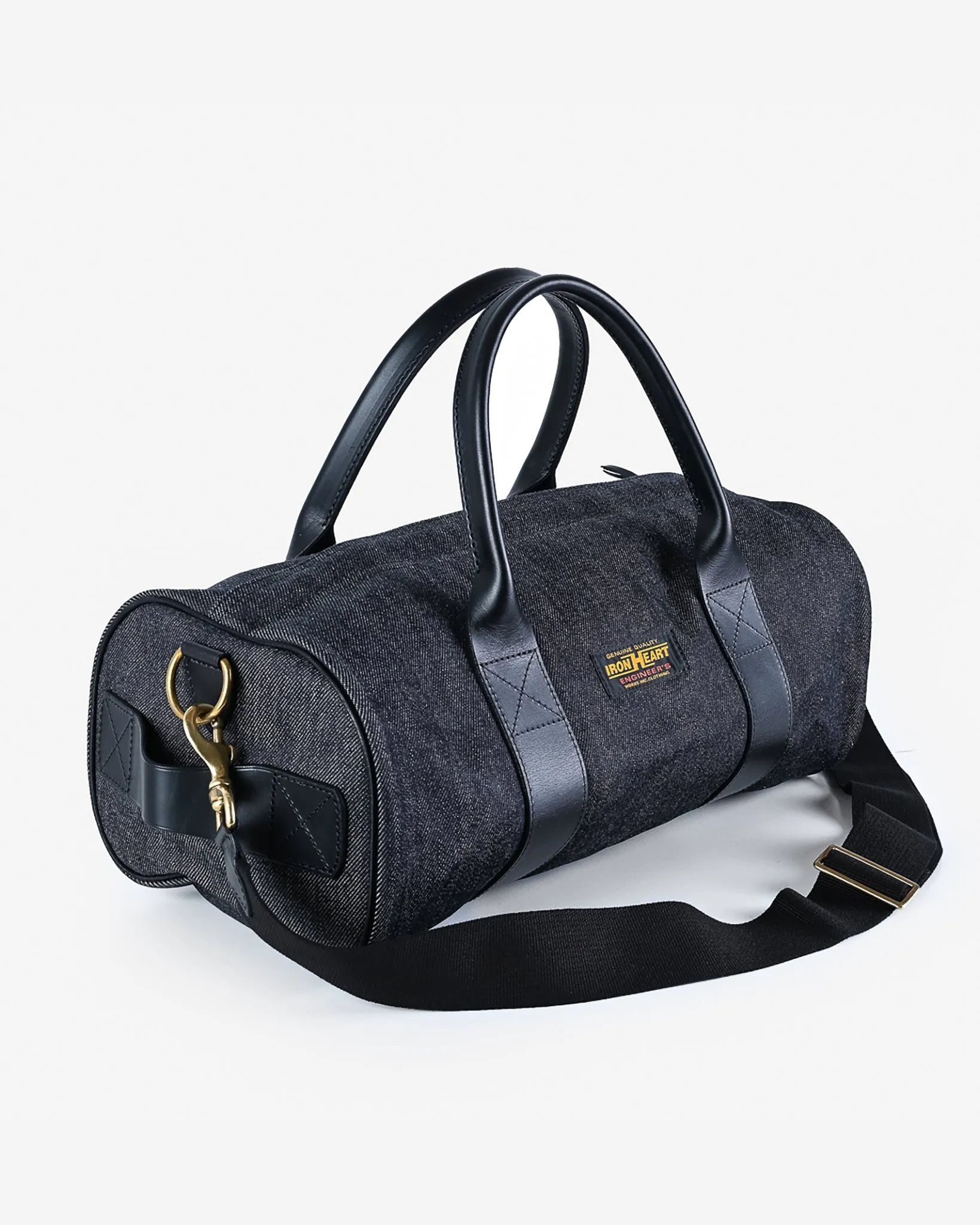 21oz Selvedge Denim and Buttero Leather Holdall - Indigo