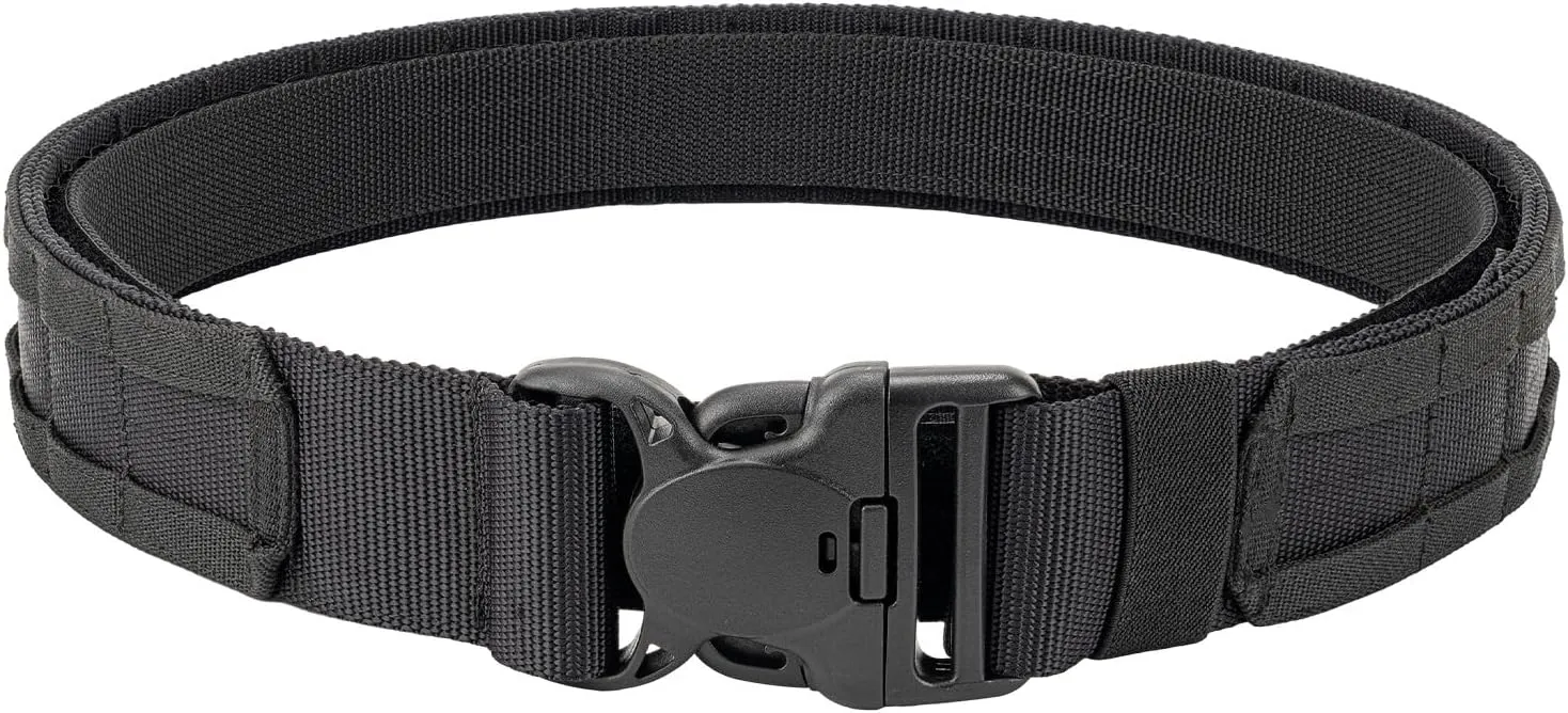 2" MOLLE Duty Belt w/ 1.5" Inner Belt Tactical Gear Holster Utility Carry Belt Range Battle Competition Equipment Belt
