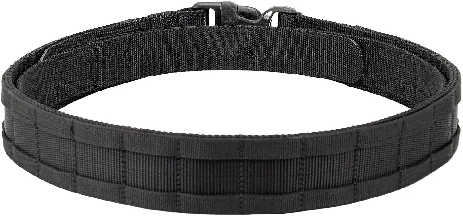 2" MOLLE Duty Belt w/ 1.5" Inner Belt Tactical Gear Holster Utility Carry Belt Range Battle Competition Equipment Belt