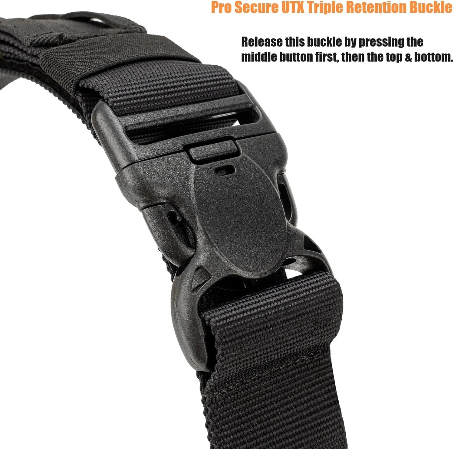 2" MOLLE Duty Belt w/ 1.5" Inner Belt Tactical Gear Holster Utility Carry Belt Range Battle Competition Equipment Belt