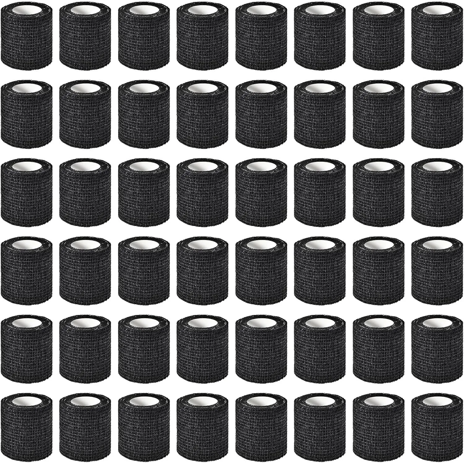 48 Pack Self Adhesive Bandage Wrap 2 Inch x 5.5 Yard Self Adherent Cohesive Bandages Elastic Athletic Sports Tape Breathable Wound Tape for Stretch Athletic Wrist Ankle
