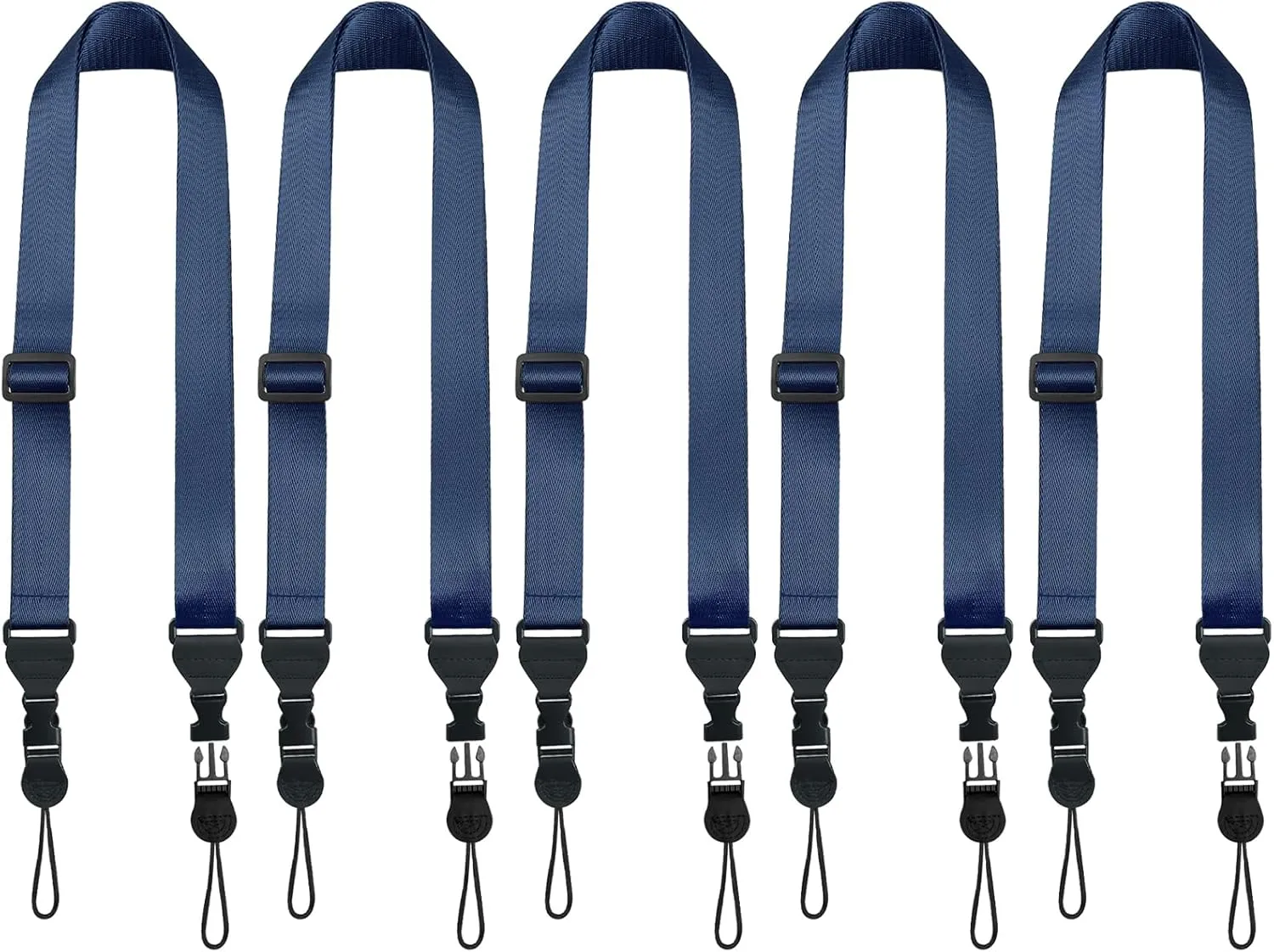 5 Pack Nylon iPad Strap, Adjustable Camera Neck Strap, Comfortable Shoulder Strap for iPad, Cellphone Tablet, Camera, Laptop, Binocular, Luggage Bag(Royal Blue Universal Neck Lanyard)