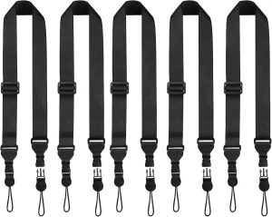 5 Pack Universal Shoulder Strap, Replacement Nylon Neck Lanyard, Comfortable Adjustable Shoulder Strap for iPad, Camera, Crossbody Bag, Binocular, Tablet