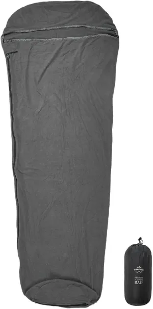 50°F Polar Fleece Mummy Sleeping Bag Liner & Travel Sheets for Adults,Adds Up 12°F to Sleeping Bag,Perfect for Hotel Traveling Camping
