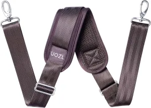 59 Inch Shoulder Straps, Soft with Ultra-Thick Fixed Shoulder Pad, Two Way Independently Adjustable Buckle Replacement Straps for Laptop Bag Messenger Bag Tool Bag Luggage,Brown