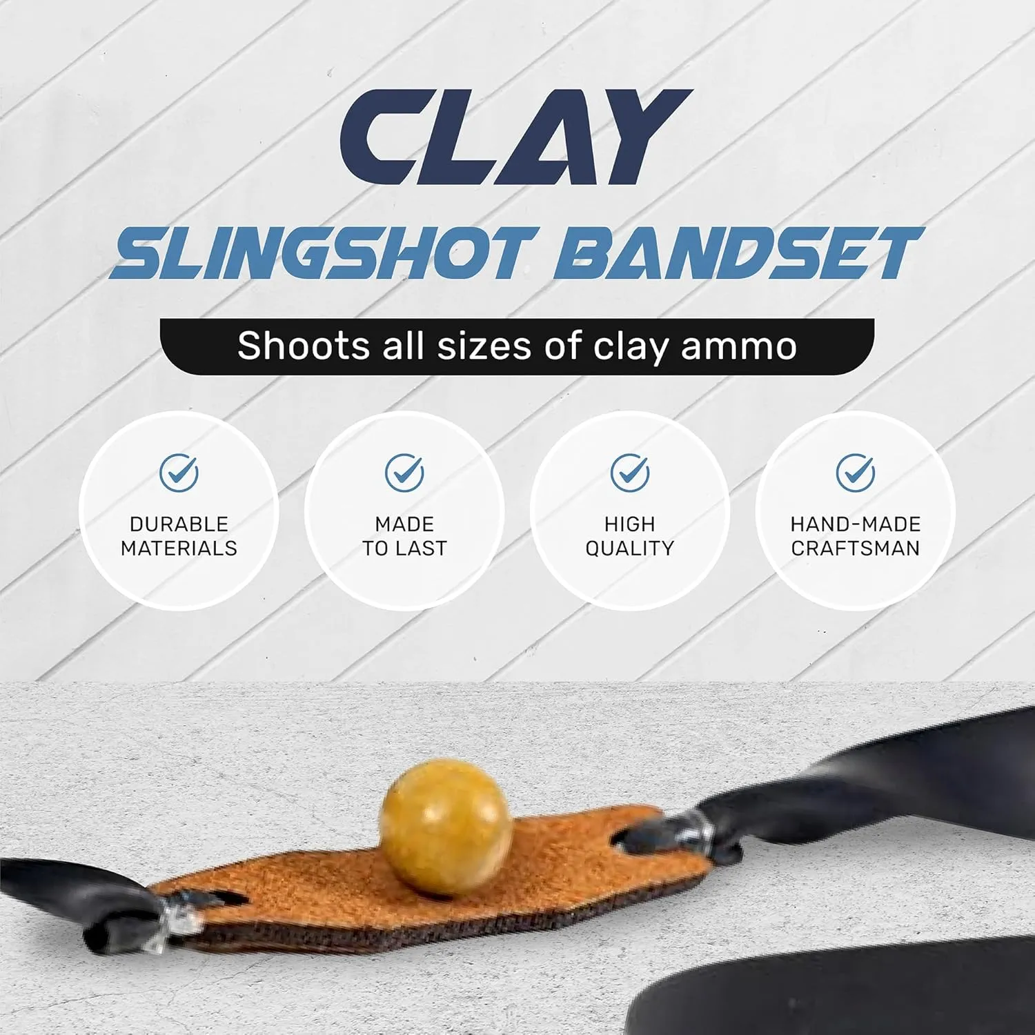 5pcs Slingshot Bands Powerful Professional Elastic Rubber Catapult Shooting Flat Bands