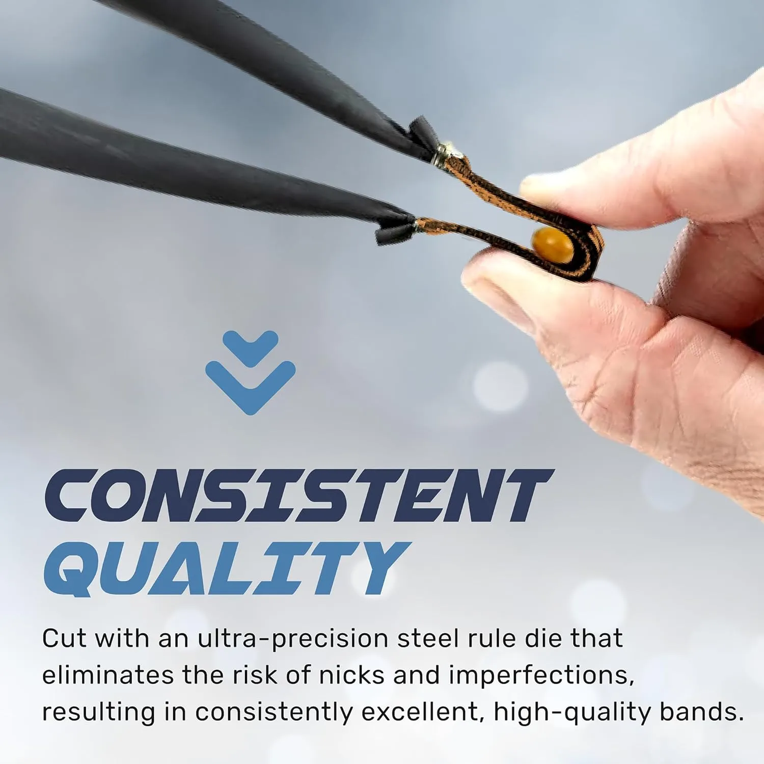 5pcs Slingshot Bands Powerful Professional Elastic Rubber Catapult Shooting Flat Bands