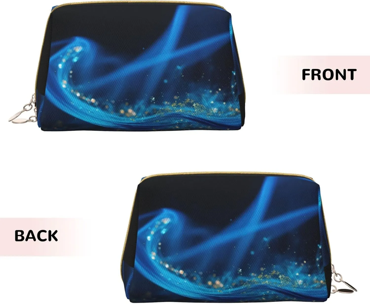 Abstract Geometric Toiletry Pouch, Travel-Friendly Makeup Organizer For Makeup Brushes, Lipsticks