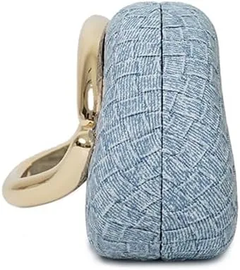 Acrylic Clutch Purse for Women Classic Round Acrylic Evening Handbag Vintage Metal Handlebars Bag for Wedding Party Prom