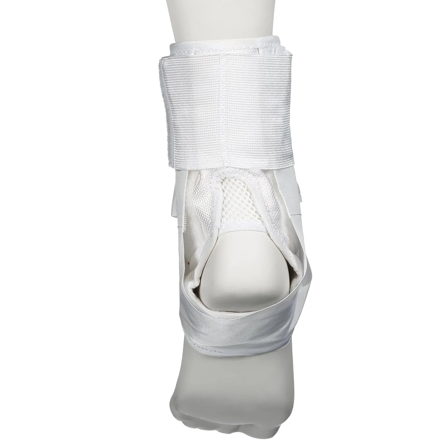 Active Ankle AS1 Pro Lace Up Ankle Brace, White Ankle Support with Laces for Men & Women, Protection & Sprain Support for Volleyball, Rugby, Basketball, Low Profile, White, X-Small