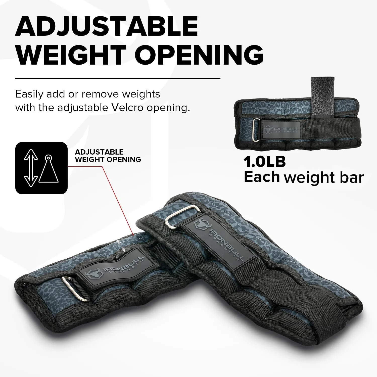Adjustable Ankle Weights (10lbs/Pair) - Weighted Ankle Weight for Walking, Gym and Exercise - 2, 4, 6, 8, 10 LB Leg Weight Set with Straps for Women and Men - 1-5 lbs Each Ankle Adjustable for Weight Lifting