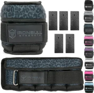 Adjustable Ankle Weights (10lbs/Pair) - Weighted Ankle Weight for Walking, Gym and Exercise - 2, 4, 6, 8, 10 LB Leg Weight Set with Straps for Women and Men - 1-5 lbs Each Ankle Adjustable for Weight Lifting