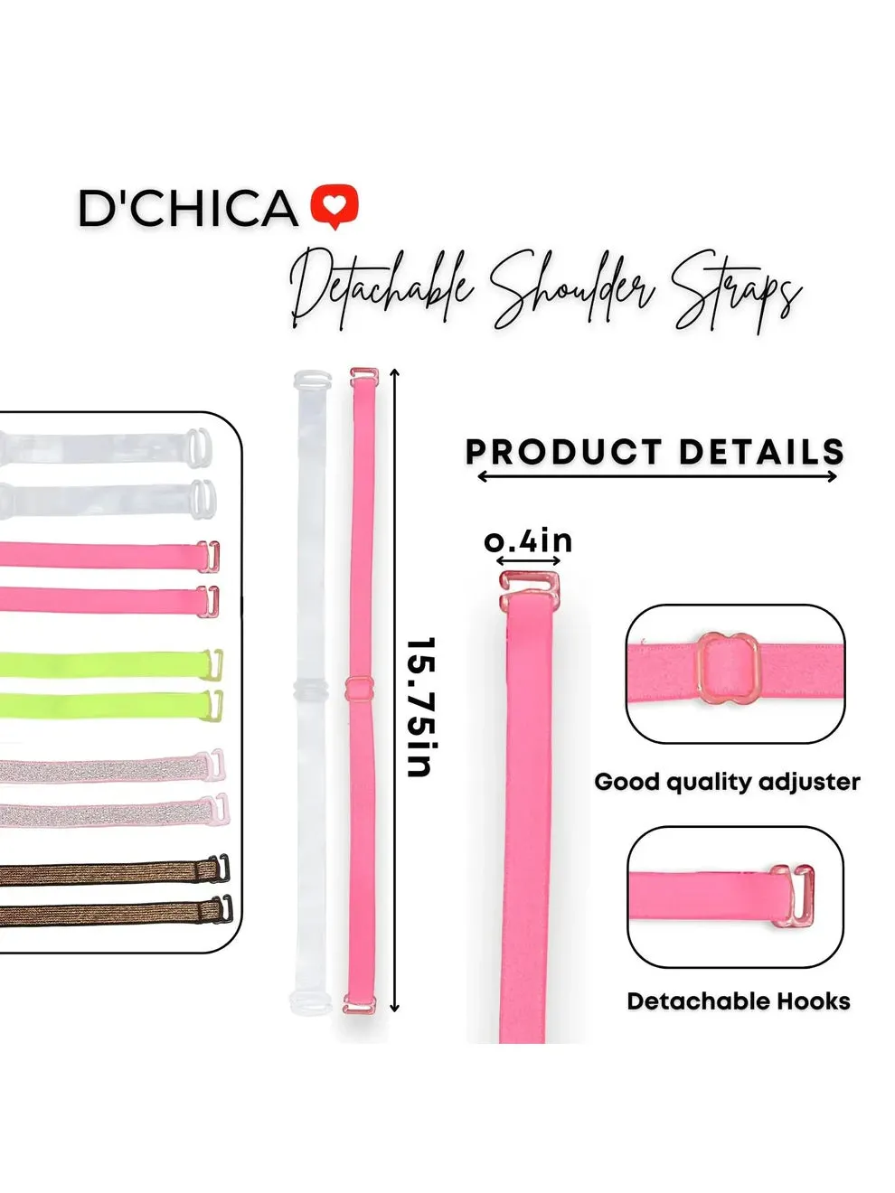 Adjustable Cotton Bra Strap | Durable Straps for Bra | Golden