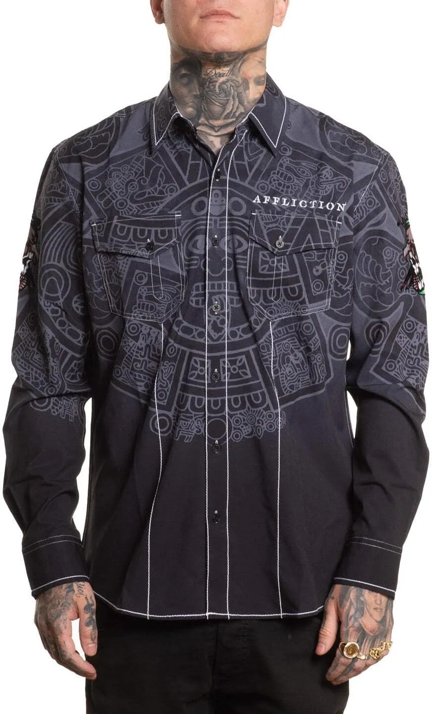 Affliction Men's Button Down Woven El Dorado