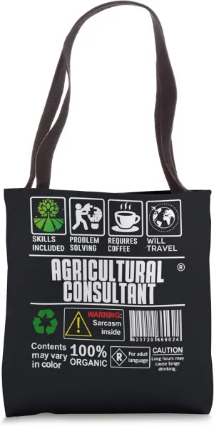 Agricultural Consultant Packing Handling Coffee travel Tote Bag