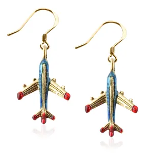 Airplane Charm Earrings