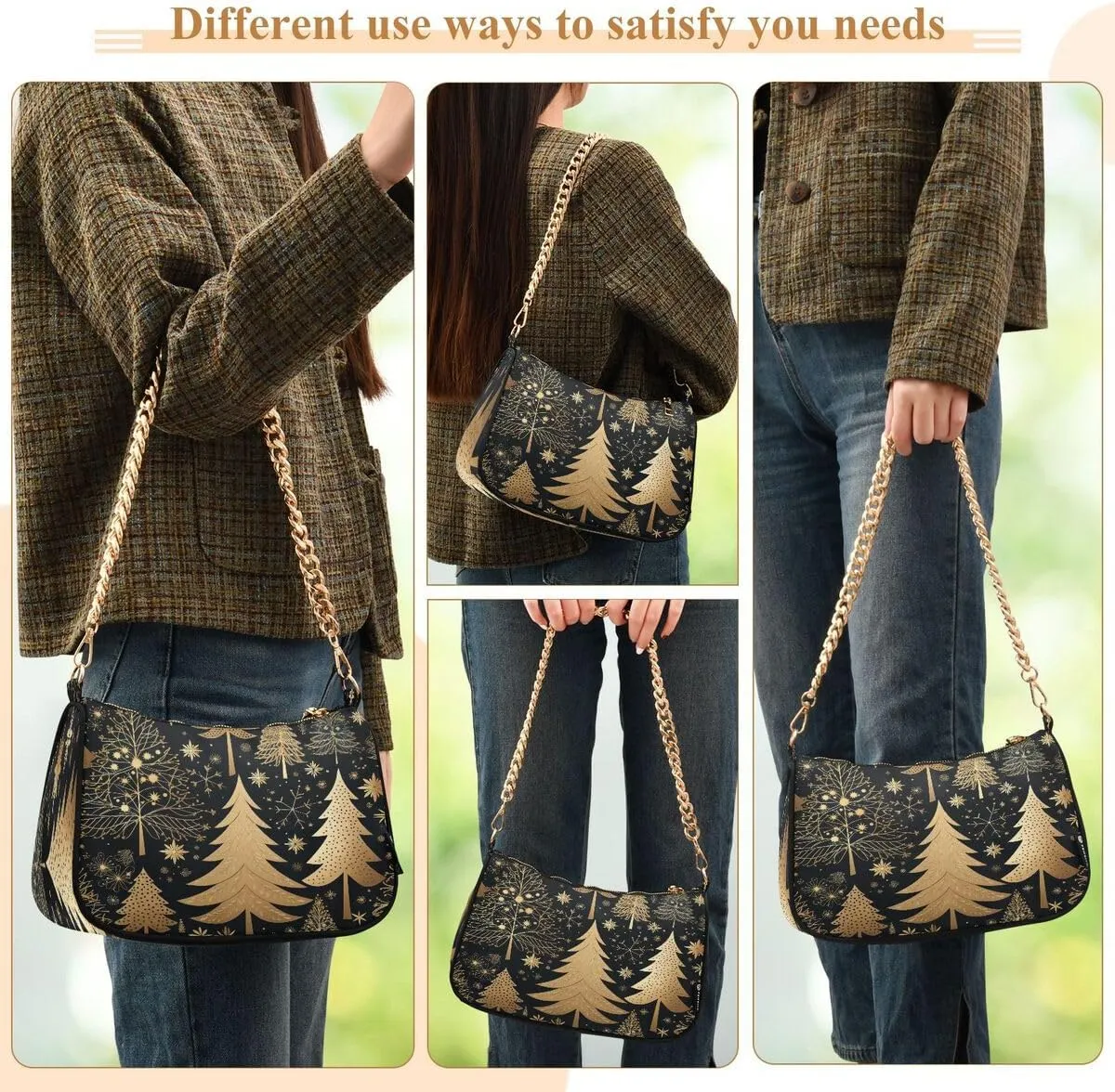 ALAZA Women's Handbags Tote Crossbody Bag Purse Ladies Shoulder Bag Hobo Handbag