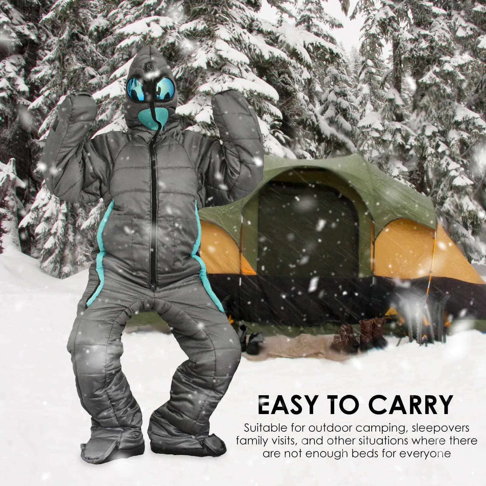 Alien Sleeping Bag Polyester Fiber Wearable