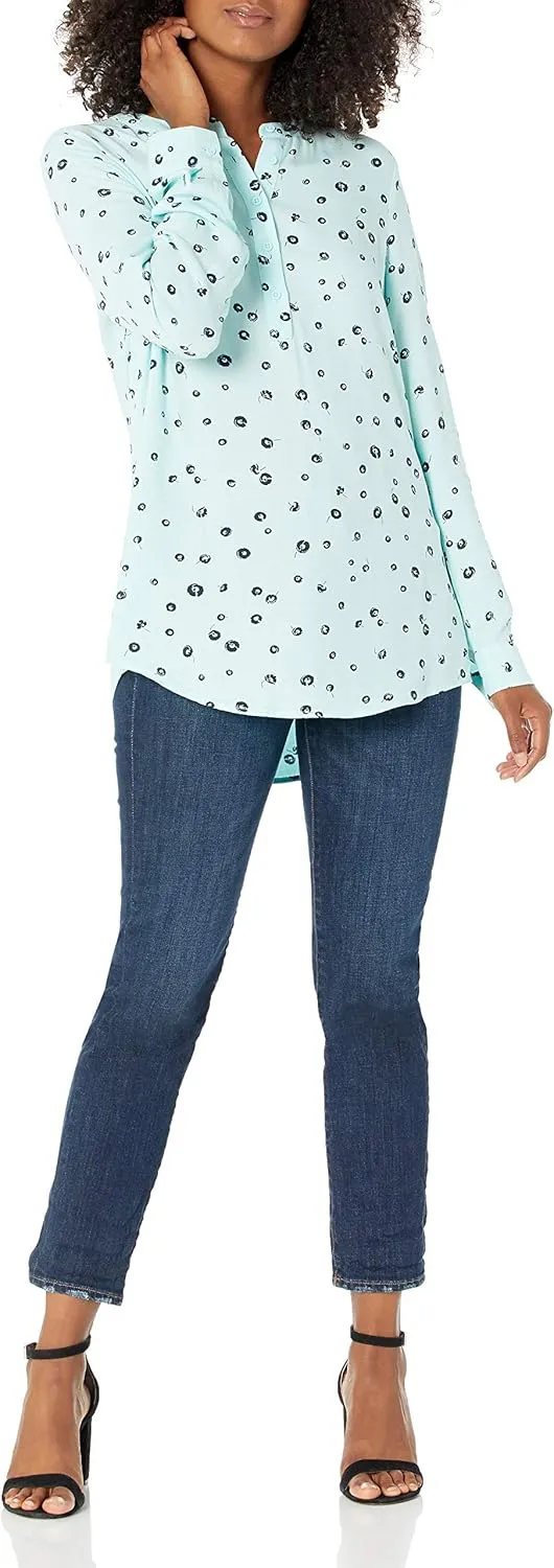 Amazon Essentials Women's Long-Sleeve Woven Blouse