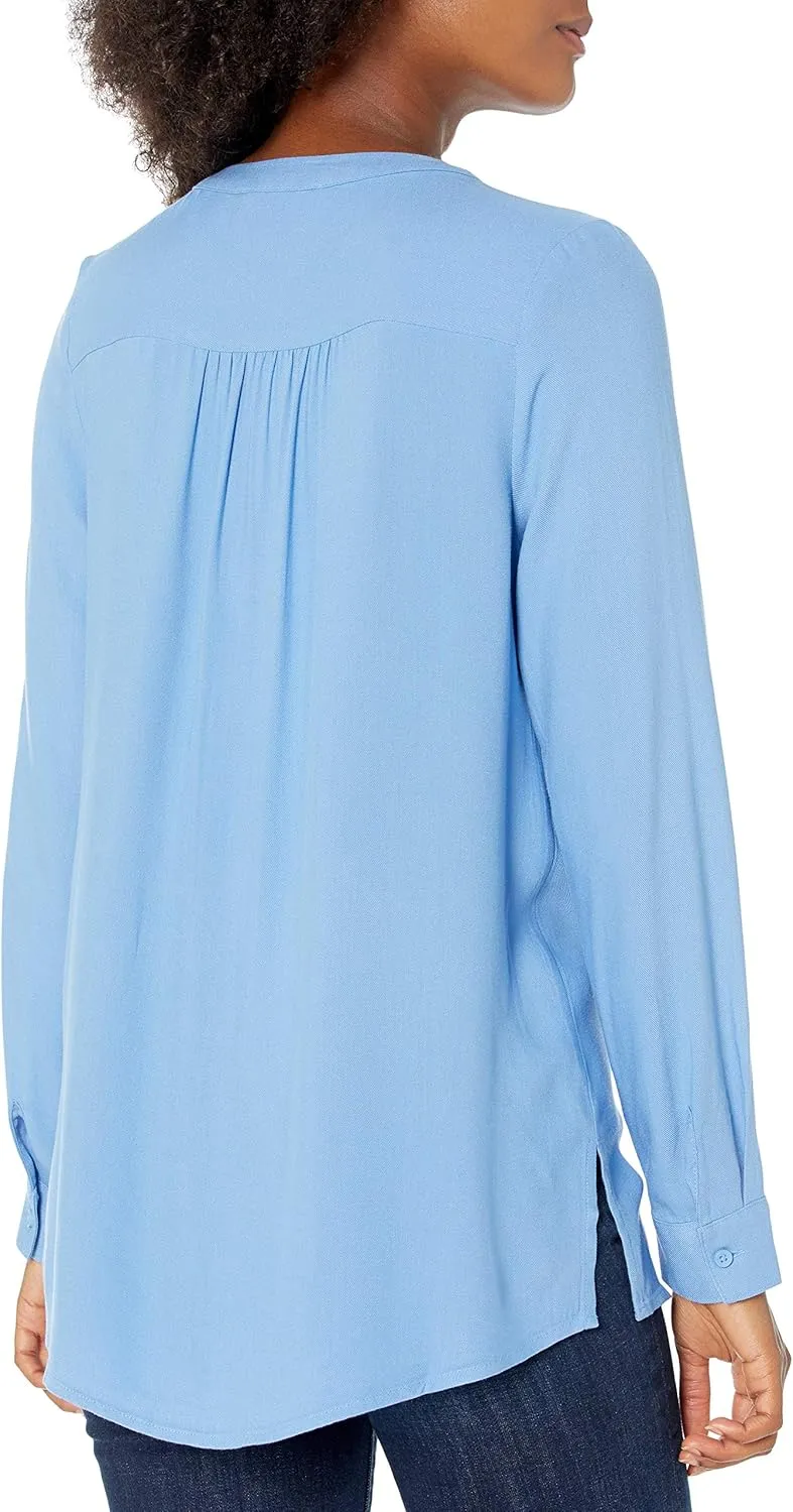 Amazon Essentials Women's Long-Sleeve Woven Blouse