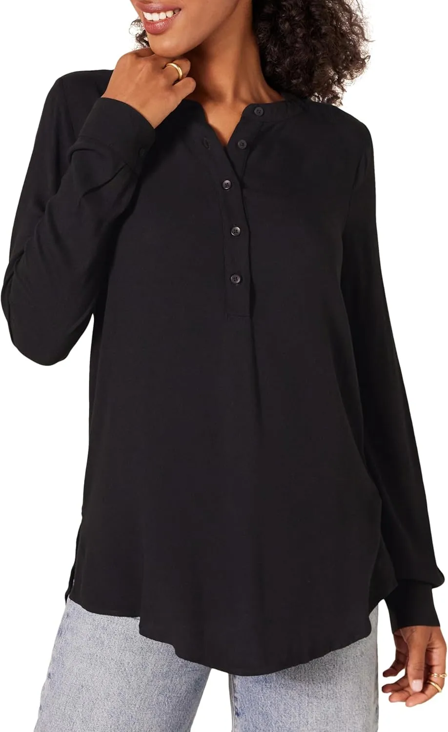 Amazon Essentials Women's Long-Sleeve Woven Blouse