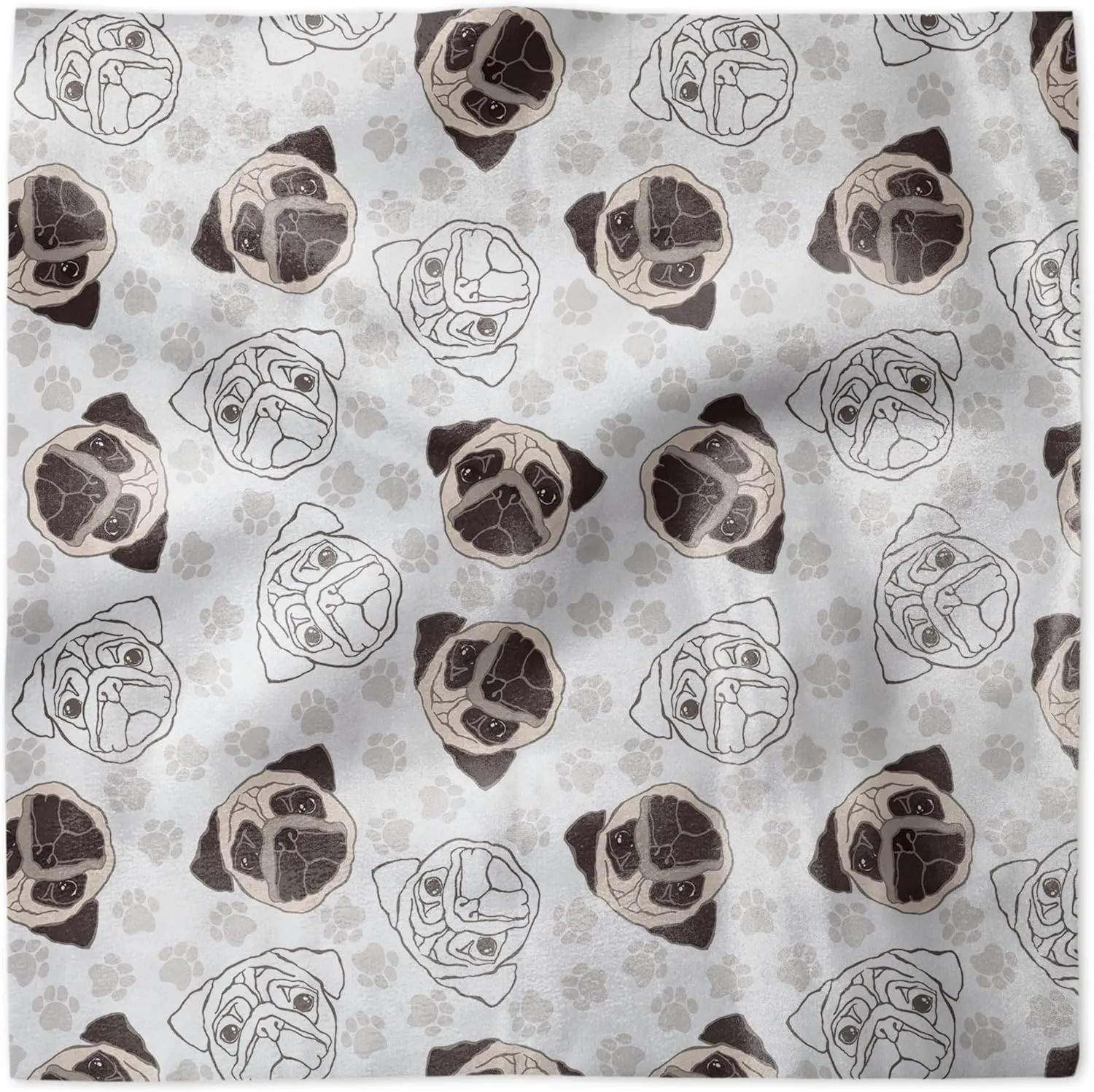 Ambesonne Men's Tie Set, Necktie Set Groom Handkerchief for Parties Weddings & All Occasions