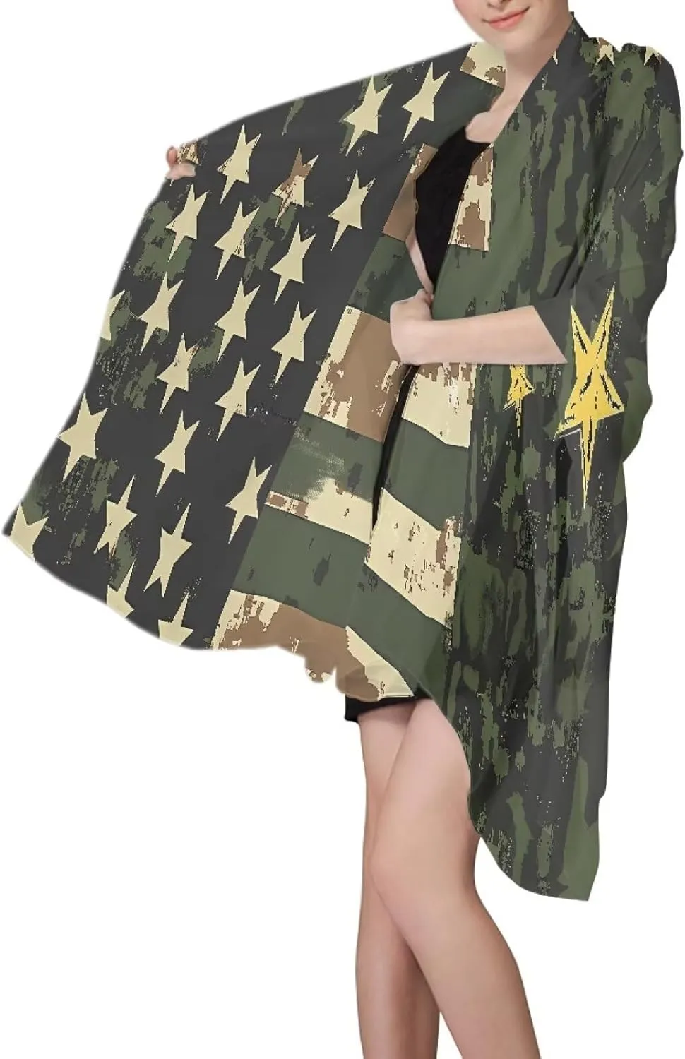 American Flag Green Beach Towels Oversized Quick Dry Woven Woven Throw Blanket for Enjoying A Day at The Beach Sand Free Beach Shawl for Comfortable Experience Large