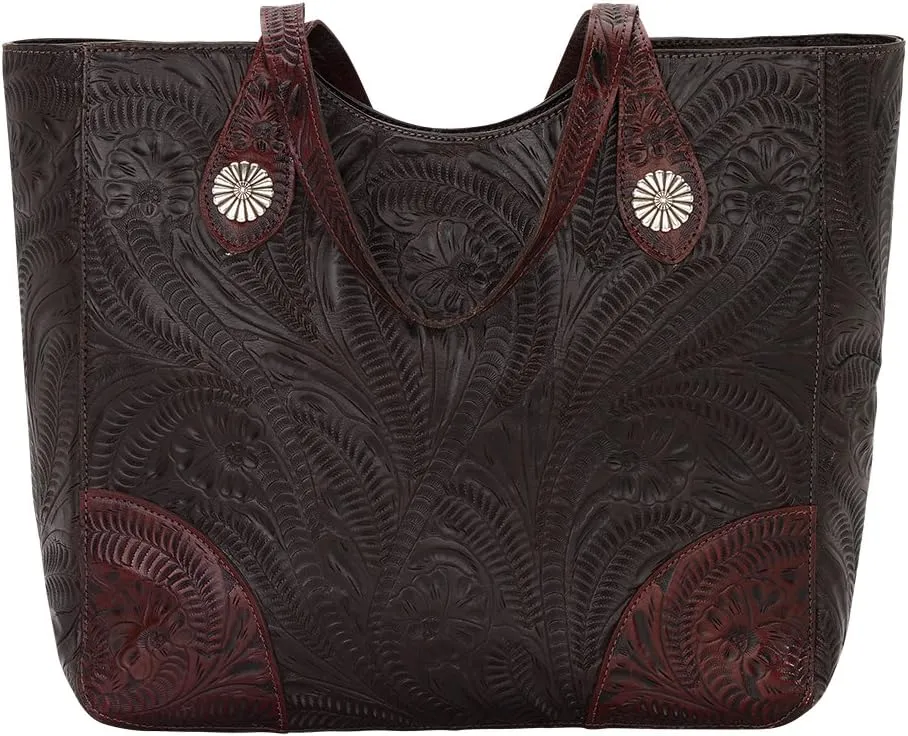 American West Annie's Secret Collection Large Zip Top Tote