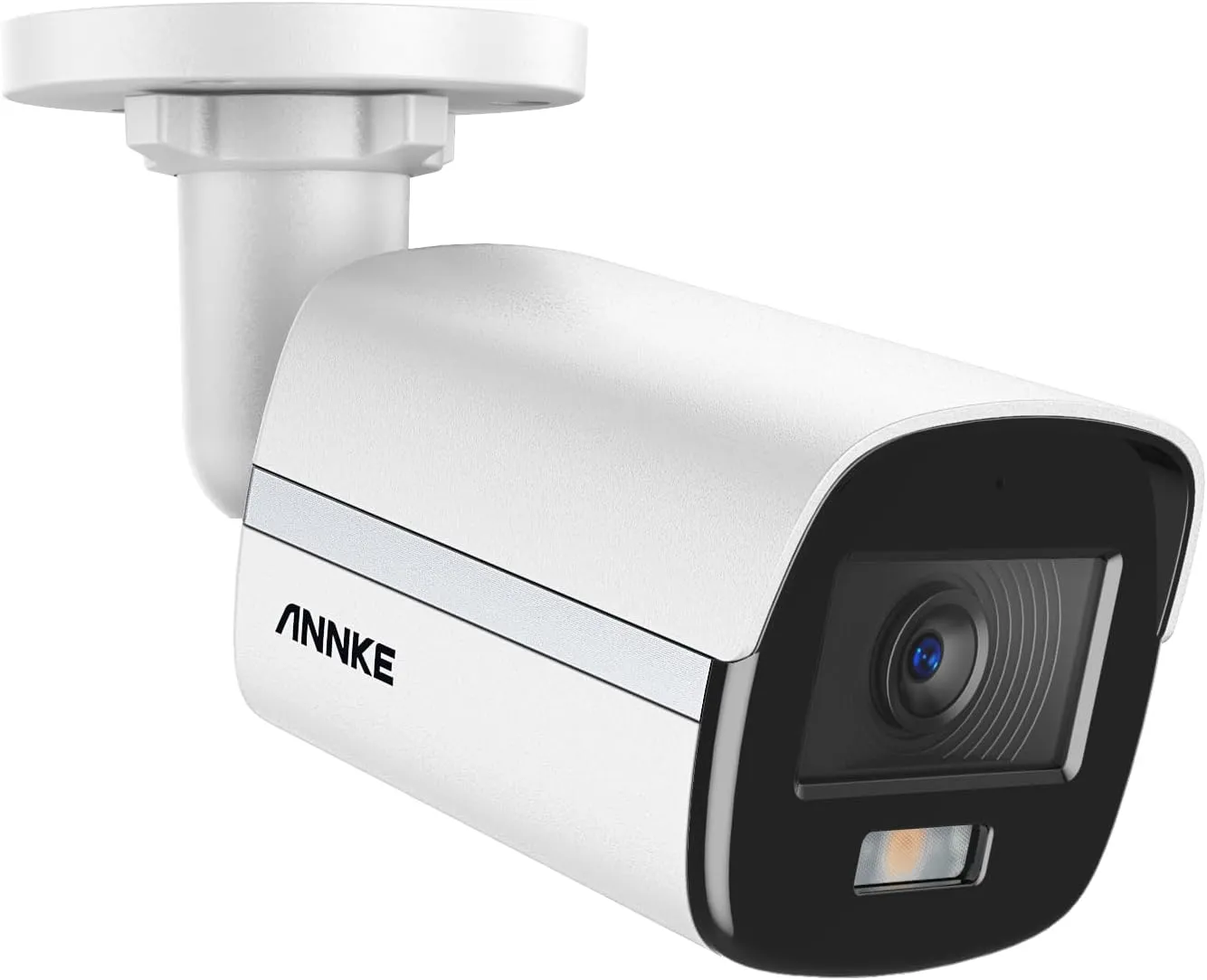 ANNKE 3K Add-On Security Bullet Camera with Full Color Night Vision, 4-in-1 TVI/AHD/CVI/CVBS CCTV Surveillance Wired Cam with Built-in Mic, 2.8mm Lens, IP67 Weatherproof, (Cable & Adapter Included)