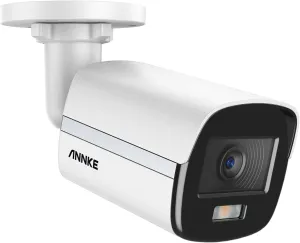 ANNKE 3K Add-On Security Bullet Camera with Full Color Night Vision, 4-in-1 TVI/AHD/CVI/CVBS CCTV Surveillance Wired Cam with Built-in Mic, 2.8mm Lens, IP67 Weatherproof, (Cable & Adapter Included)