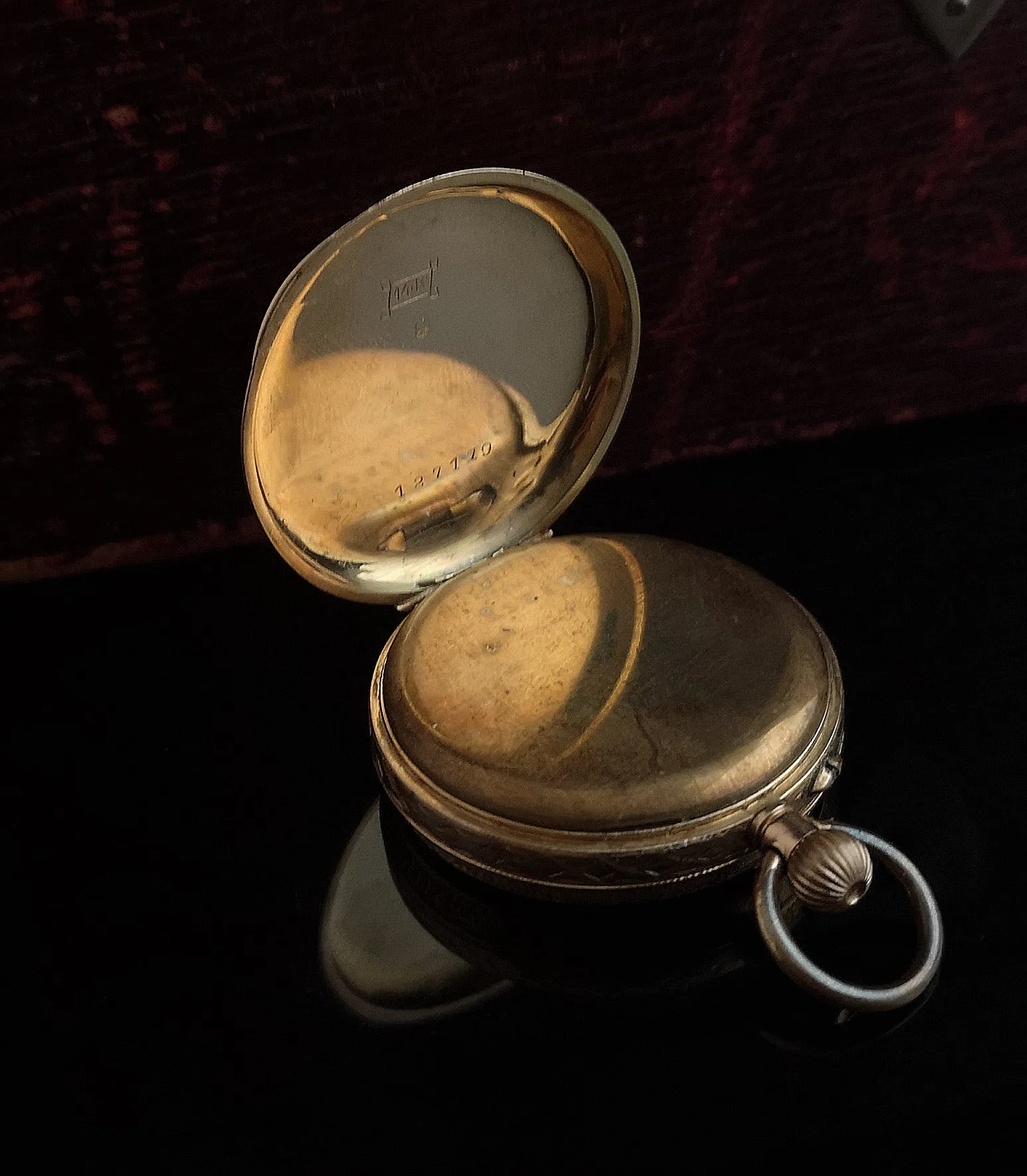 Antique 14k gold pocket watch, fob watch