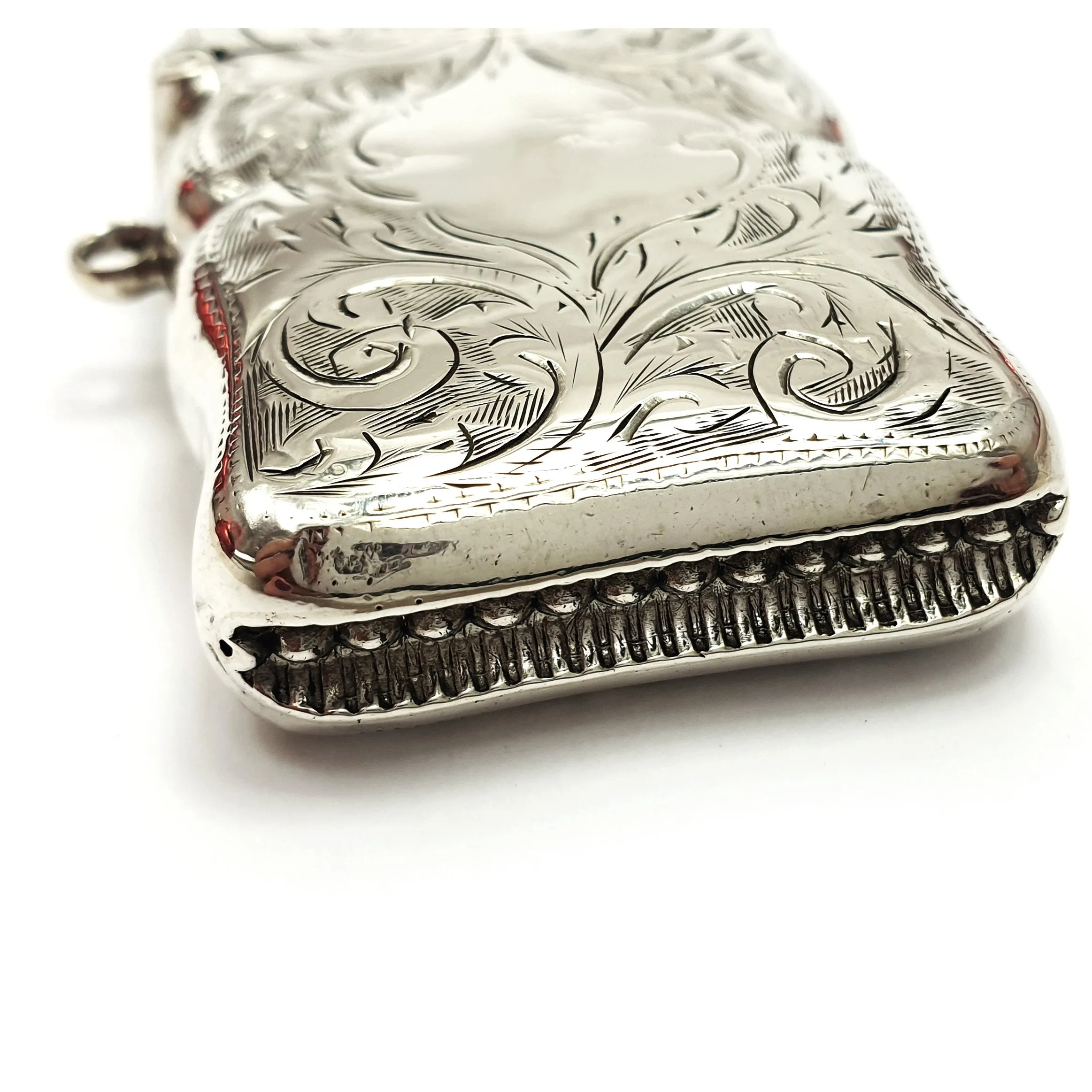 Antique 1863 Silver Vesta Case
