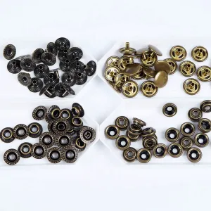 Antique Line 20 Solid Brass Snap Buttons 25 Pack
