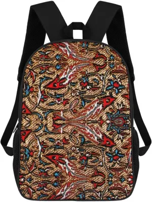 Antique Persian Pattern Classic Large Capacity Comfortable Backpack