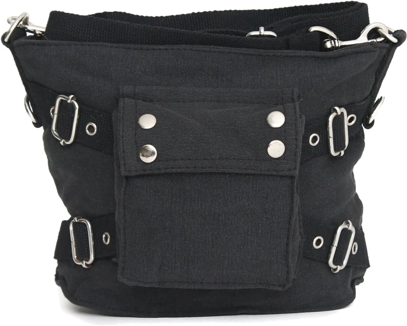 Army Universe Mini Biker Gothic Shoulder Purse Bag with Strap | Cool Look Feel & Design Black Shoulder Bag Great work & everyday bag!