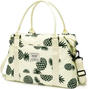 AROME Weekender Bags for Women, Travel Duffel Bag Overnight Weekend Bag Sports Gym Tote Bag with Wet Pocket & Flight Approved