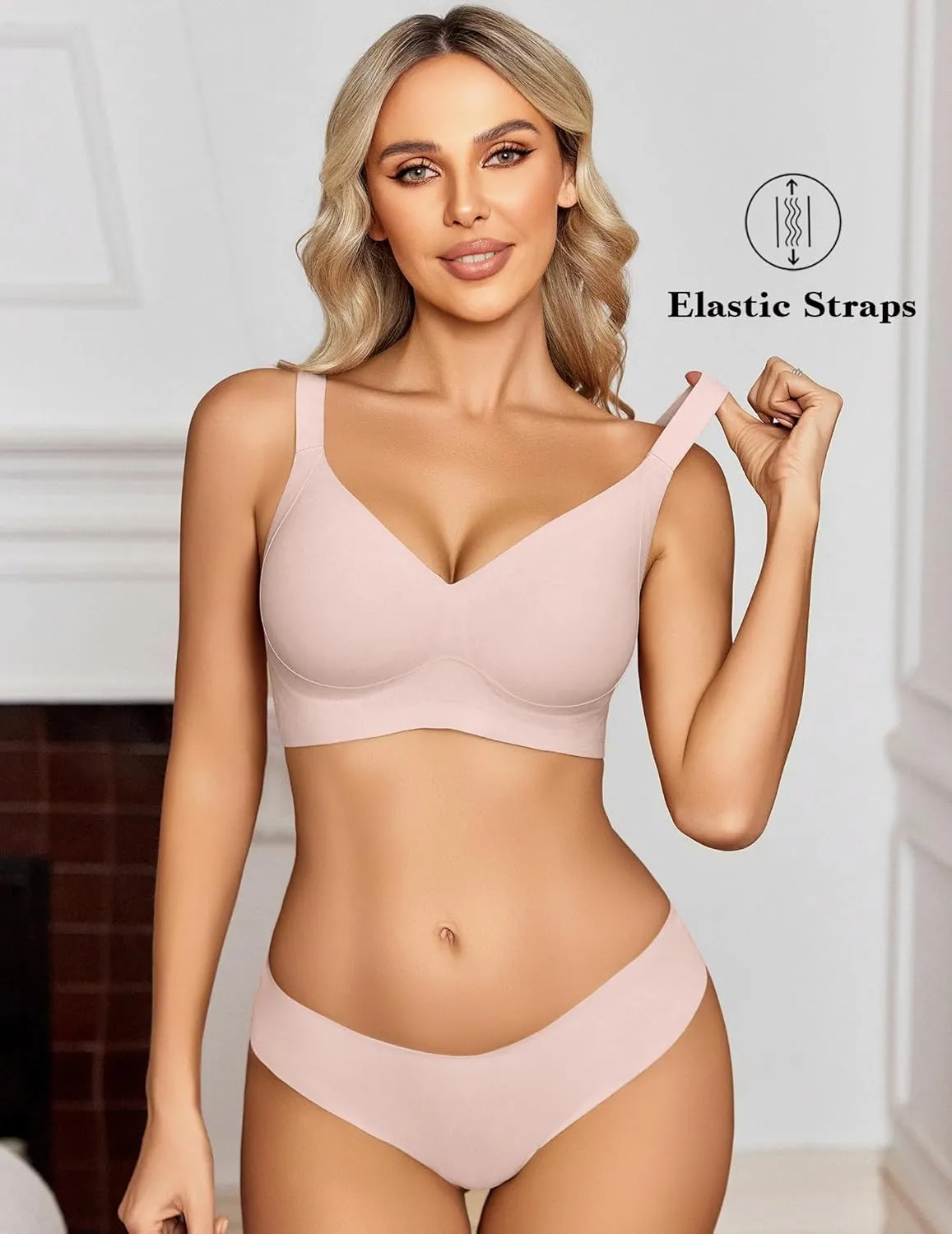 Avidlove Womens Seamless Bra No Underwire Push Up Bras Soft Wireless Bralette Full Coverage Everyday Bra