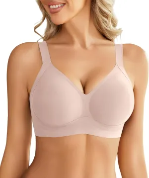 Avidlove Womens Seamless Bra No Underwire Push Up Bras Soft Wireless Bralette Full Coverage Everyday Bra