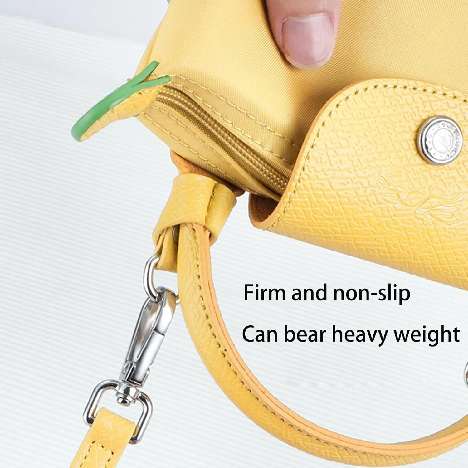 Bag Leather Strap Replacement Crossbody Shoulder Straps for Longchamp Le Pliage Mini Pouch